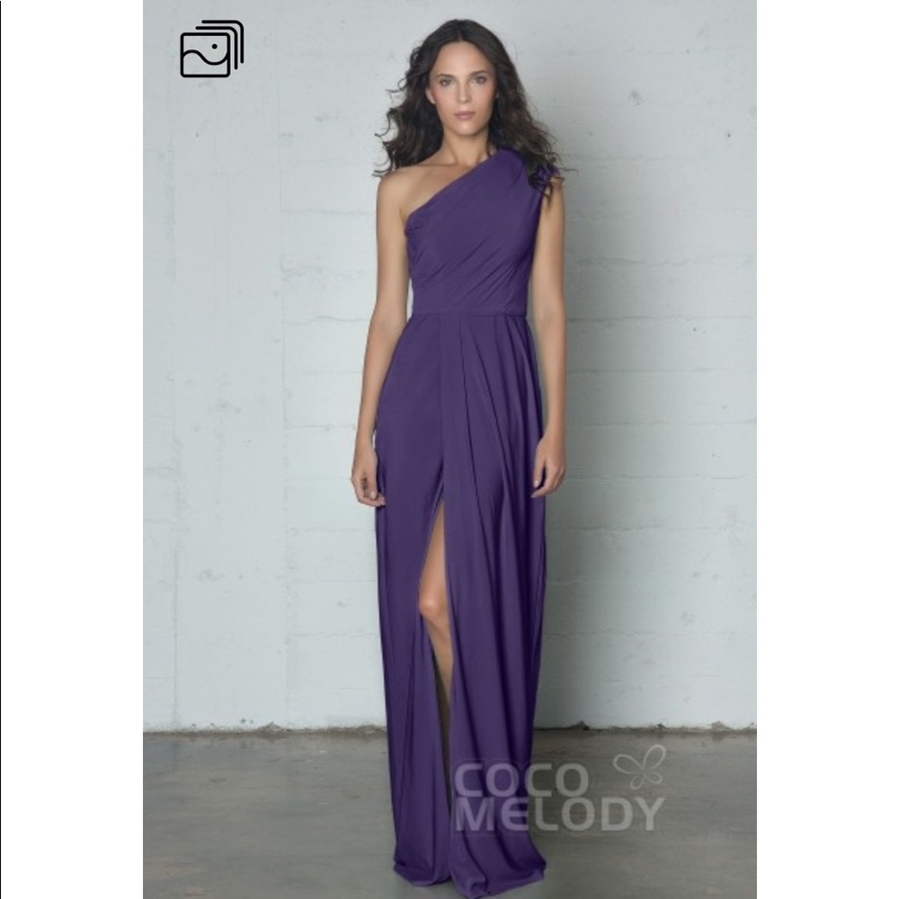 Purple gown
